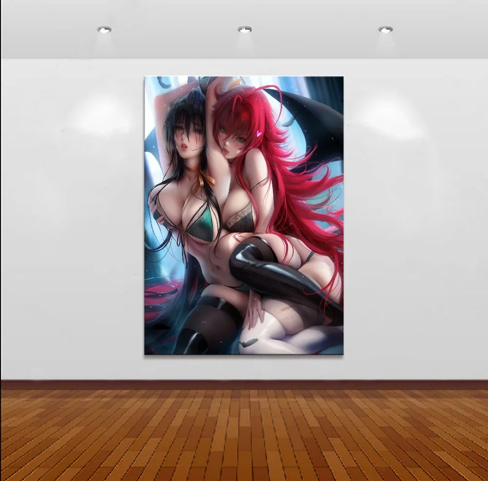 Home-Decor-Modular-Canvas-Picture-1-Piece-High-School-Dxd-Animation-Painting-Poster-Art-Wall-For (2)