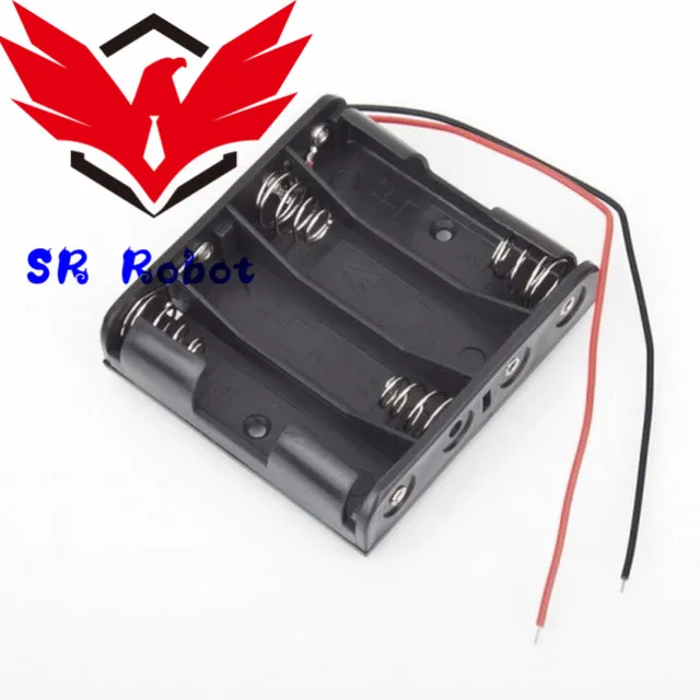 4 AA Battery Case Standard Slot Holder Case Battery Box For 4 Packs AA 2A Batteries Stack 6V Power Supply For Arduino DIY Robot
4 AA Battery Case Standard Slot Holder Case Battery Box For 4 Packs AA 2A Batteries Stack 6V Power Supply For Arduino DIY Robot