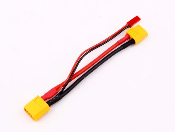 

XT60 Male to XT60 Female + JST Female Connector Conversion Cable for FPV Camera or video TX Module Convert RC Parts 5pcs/Lot