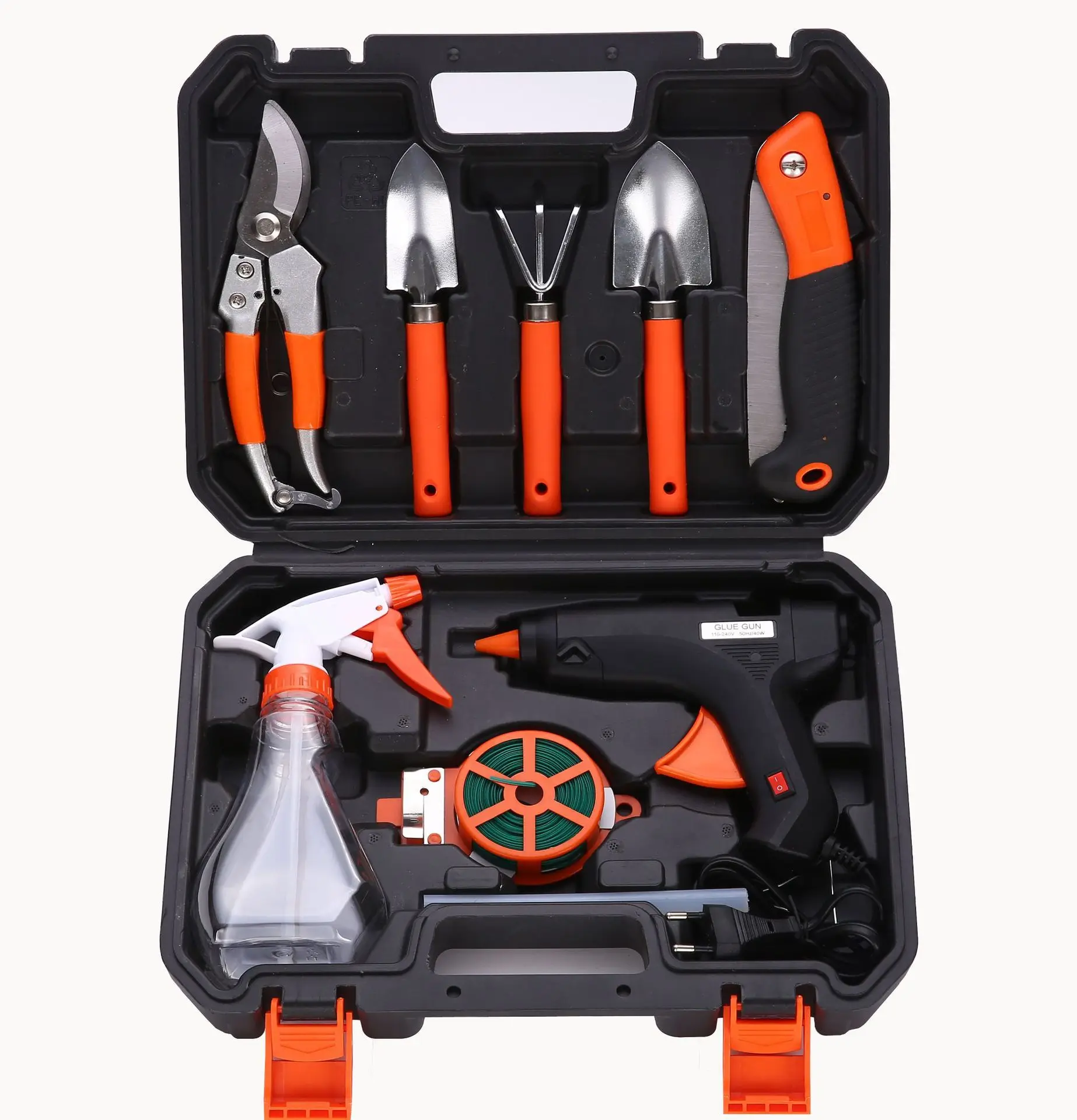 10pcs Pruners Pruning Saw Fork Garden Tools Set Spray Bottle Planting Cut Branches Tool Anti-Slip Grip Glue Gun
10pcs Pruners Pruning Saw Fork Garden Tools Set Spray Bottle Planting Cut Branches Tool Anti-Slip Grip Glue Gun