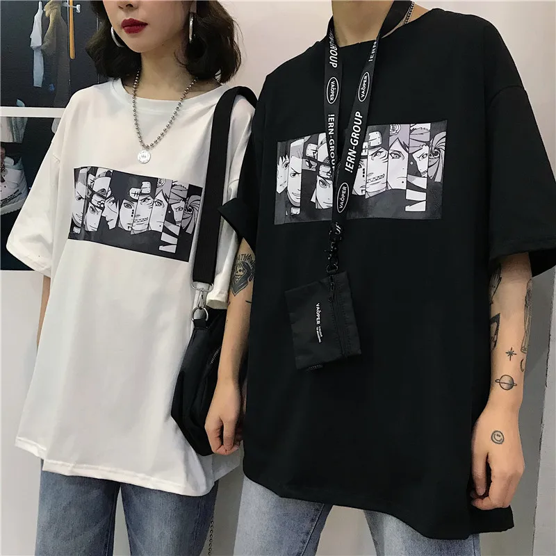2019 Cool Naruto T Shirt Streetwear Women Summer fashion Amine t-shirt casual print O-Neck print Cartoon top tees shirts Girls
2019 Cool Naruto T Shirt Streetwear Women Summer fashion Amine t-shirt casual print O-Neck print Cartoon top tees shirts Girls
