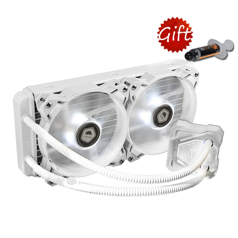 ID-COOLING ICEKIMO 240W white One-Piece PC Water Cooler Heatsink Double row quiet fan Radiator For Intel AMD
ID-COOLING ICEKIMO 240W white One-Piece PC Water Cooler Heatsink Double row quiet fan Radiator For Intel AMD