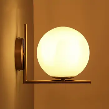 Modern Wall Lamp Glass Sconce Luminaire Ball Light Luminaria Abajur For Bathroom Bedroom Light E27 Base Home Lighting Lamparas
Modern Wall Lamp Glass Sconce Luminaire Ball Light Luminaria Abajur For Bathroom Bedroom Light E27 Base Home Lighting Lamparas