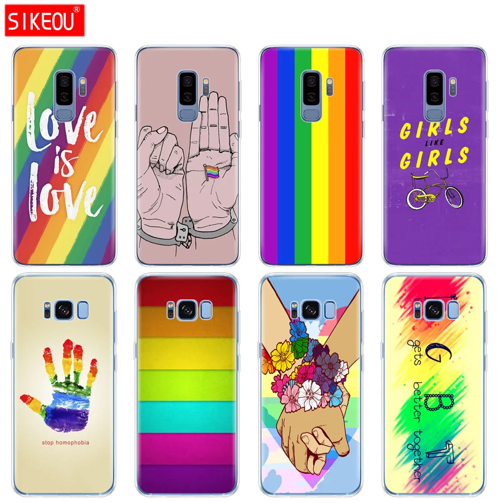 silicon case for Samsung Galaxy S9 S8 S7 S6 edge S5 S4 S3 PLUS phone cover Gay Lesbian LGBT Rainbow Flag Pride ART Colorful Cute
silicon case for Samsung Galaxy S9 S8 S7 S6 edge S5 S4 S3 PLUS phone cover Gay Lesbian LGBT Rainbow Flag Pride ART Colorful Cute