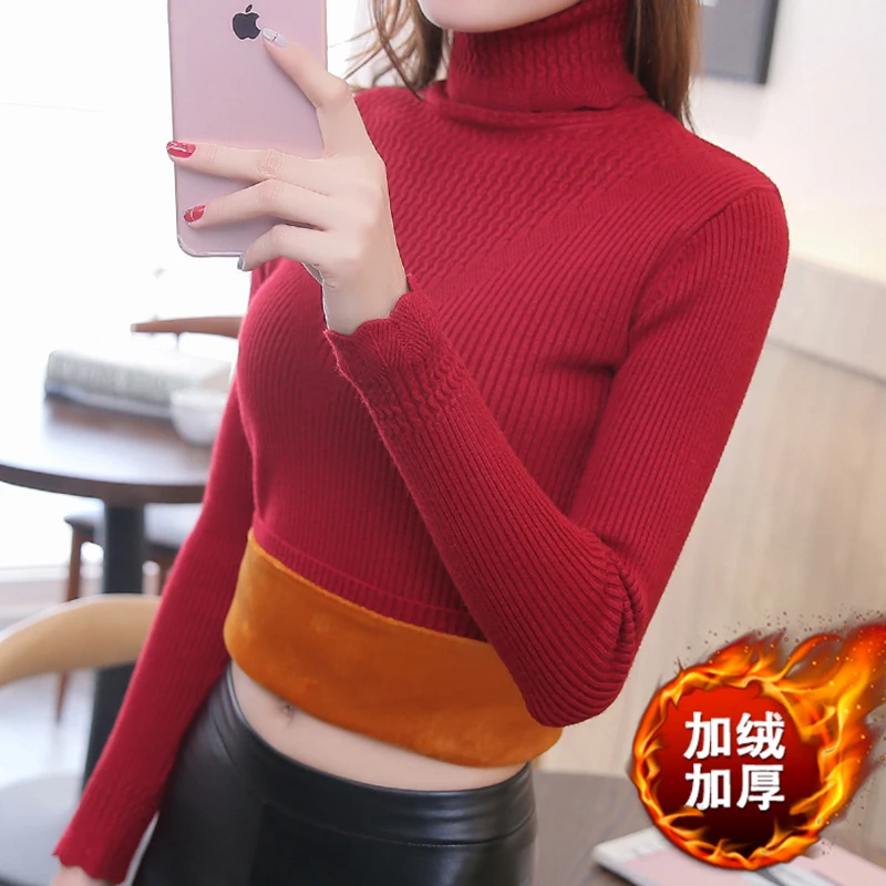 sets add velvet short paragraph long sleeve winter season knitting render unlined upper garment female warm joker
sets add velvet short paragraph long sleeve winter season knitting render unlined upper garment female warm joker