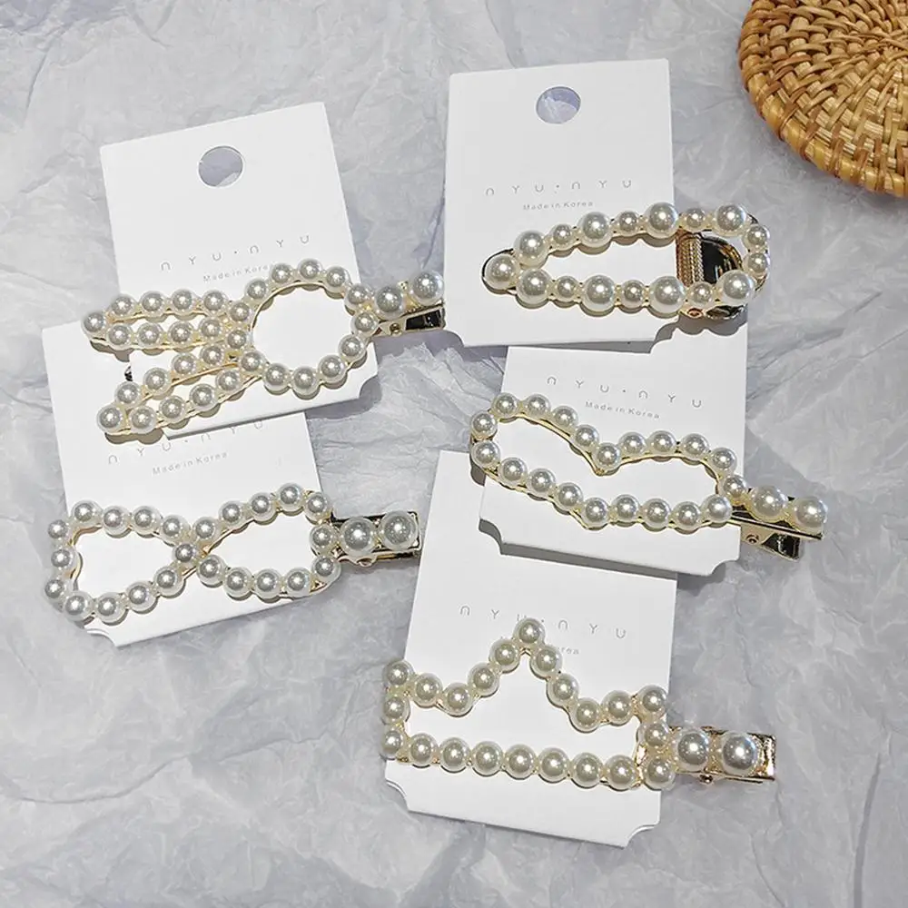 M MISM Fashion Pearl Metal Hairpins Girls Flower Crown Bow-knot Hair Clips Hair Accessories Barrette Women Prendedor De Cabelo
M MISM Fashion Pearl Metal Hairpins Girls Flower Crown Bow-knot Hair Clips Hair Accessories Barrette Women Prendedor De Cabelo