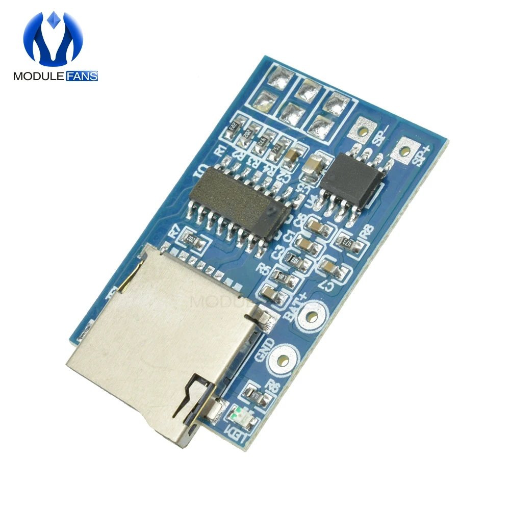 

GPD2846A Board 2W Amplifier TF Card MP3 Player Decoder Module for Arduino GM Power Supply Module 5V Audio Mode