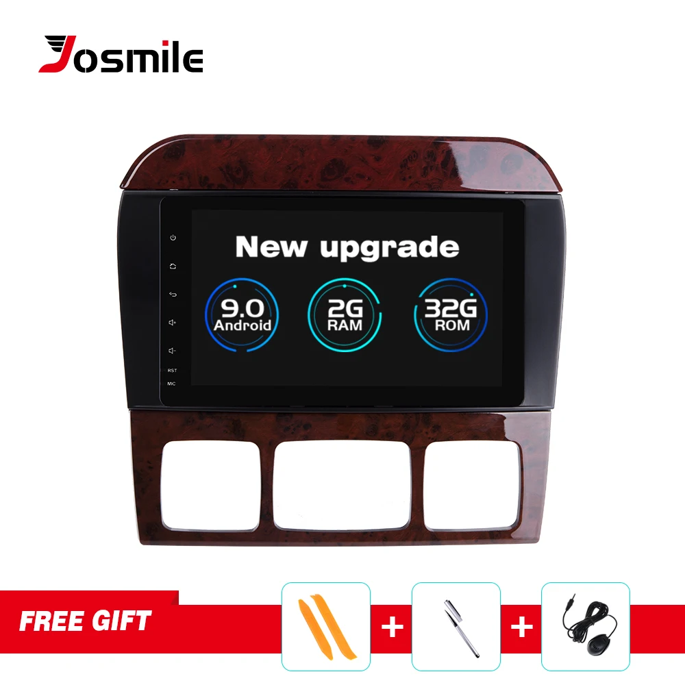 Josmile Автомобильный мультимедийный плеер 2 Din Andorid 9 0 Авторадио для