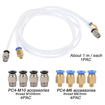 High Quality 3D Printers Connector Part 1M Tube PiPe Connectors for 1.75mm Printer Filament Long Extruder External Thread
High Quality 3D Printers Connector Part 1M Tube PiPe Connectors for 1.75mm Printer Filament Long Extruder External Thread