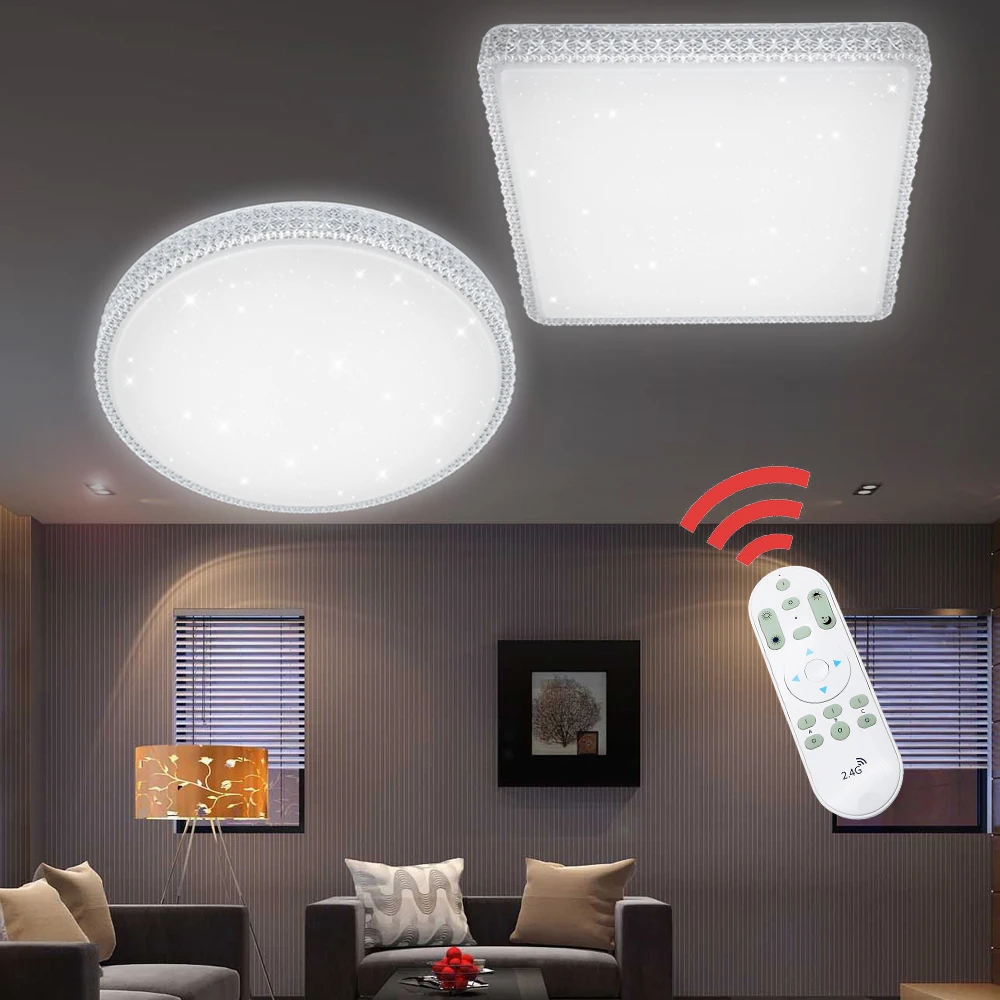 50W 60W Dimmable LED ceiling lamps starry sky effect Ceiling Lights Remote Control modern design Indoor Lighting Fixture
50W 60W Dimmable LED ceiling lamps starry sky effect Ceiling Lights Remote Control modern design Indoor Lighting Fixture