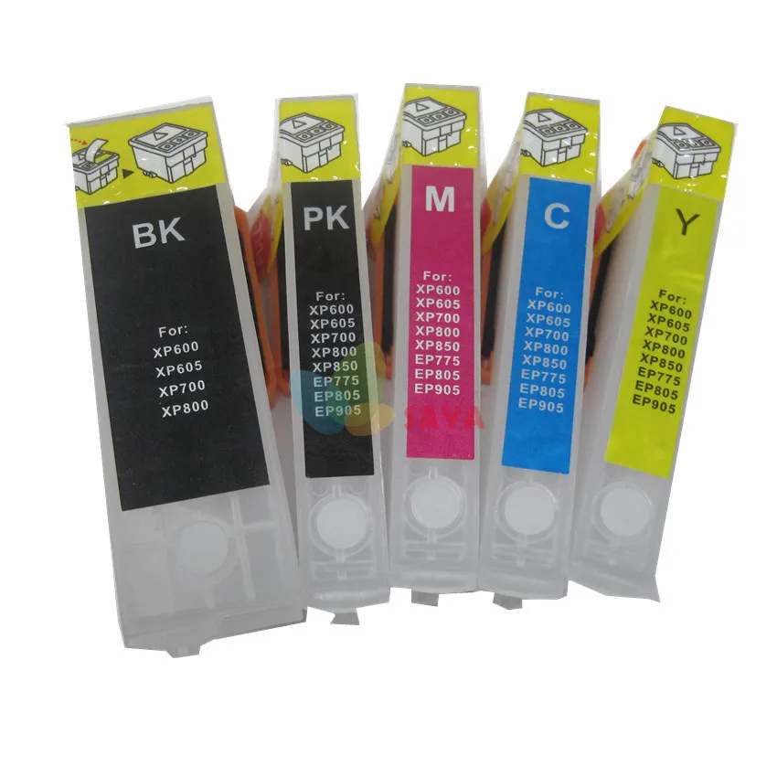Empty Ink tank T2730 T2731 For Epson XP600 XP700 XP800 XP520 XP620 XP820 XP610 XP810 refillable ink cartridge with ARC chip
Empty Ink tank T2730 T2731 For Epson XP600 XP700 XP800 XP520 XP620 XP820 XP610 XP810 refillable ink cartridge with ARC chip