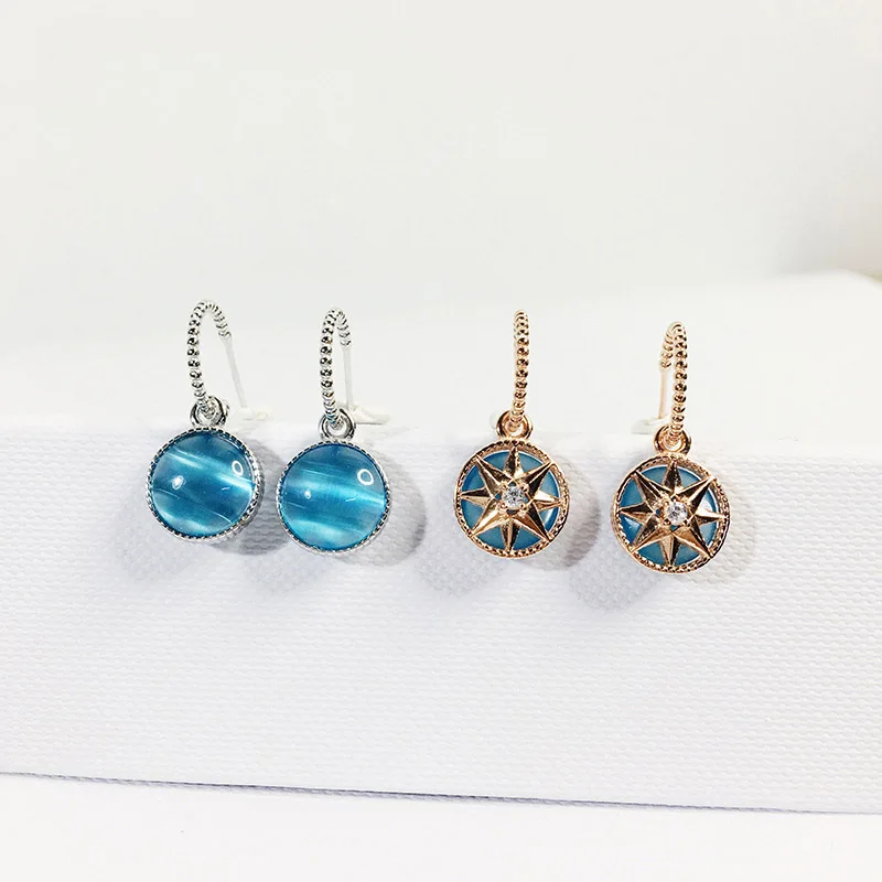 Rose Gold and 925 silver earrings octagon star & vintage compass opal for women fashion jewelry drop bohemian earrings
Rose Gold and 925 silver earrings octagon star & vintage compass opal for women fashion jewelry drop bohemian earrings