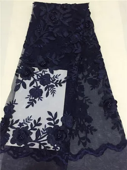 2017 Gorgeous Black French lace fabric African 3D Flower white embroidery tulle lace fabric for evening dress White, blue
2017 Gorgeous Black French lace fabric African 3D Flower white embroidery tulle lace fabric for evening dress White, blue