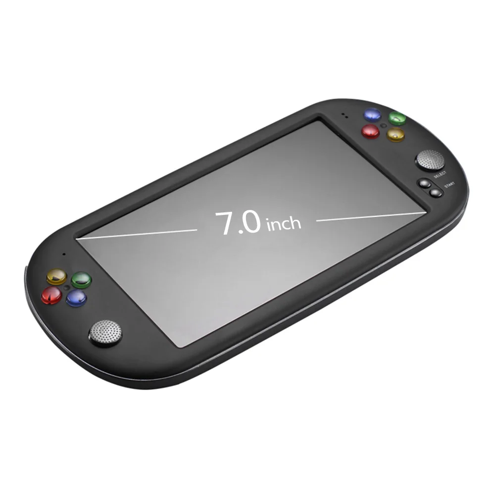 X16 портативные консоли 7 "экран видео игровая консоль с двойной рокер для GBA игр