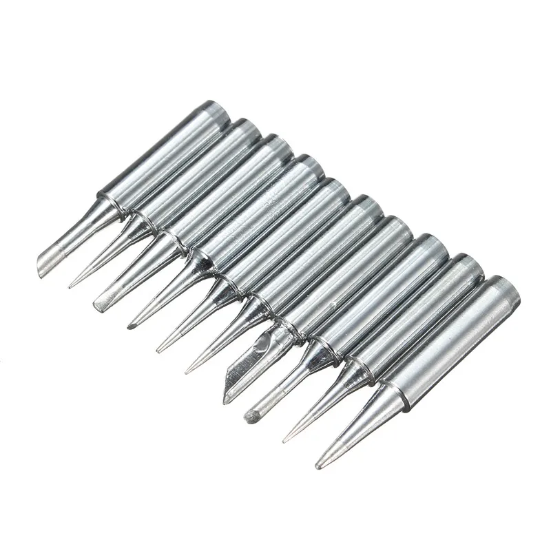 10pcs/set 900M-T Series Solder Tip Soldering Bits Welding Head Iron Tip for Hakko 933 376 968 Soldering Rework Station
10pcs/set 900M-T Series Solder Tip Soldering Bits Welding Head Iron Tip for Hakko 933 376 968 Soldering Rework Station