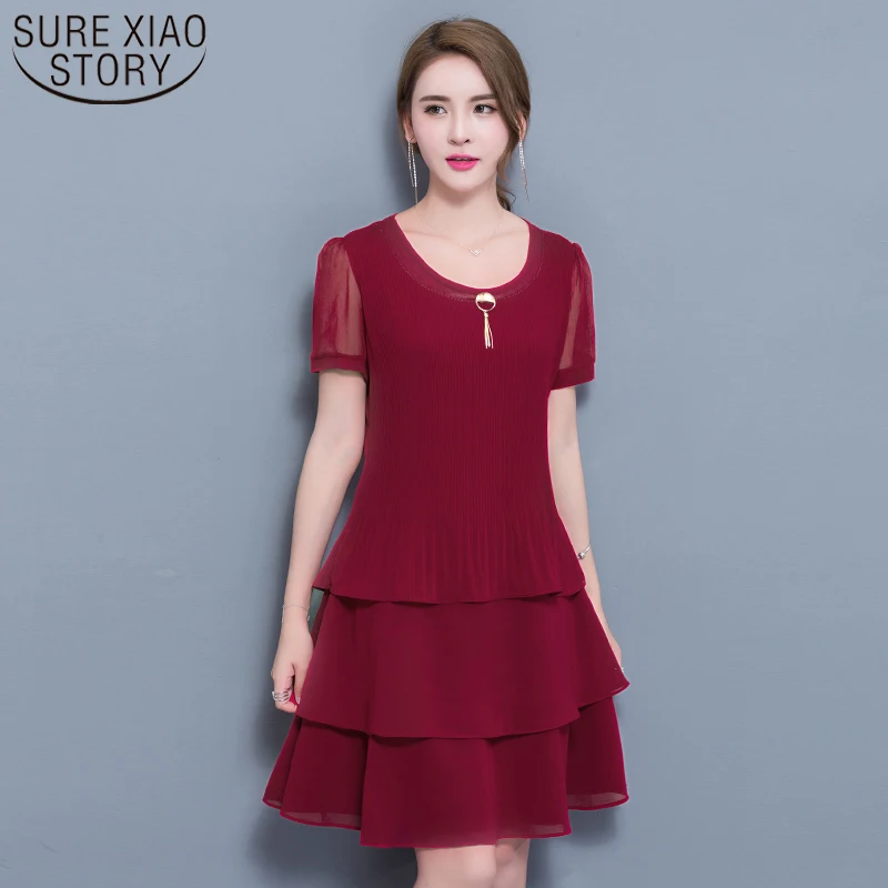 2019 New Women Summer Dress Elegant Ladies Party Cocktail Ruffles Dress Plus Size 4XL Loose Chiffon Solid Dress 3712 50
2019 New Women Summer Dress Elegant Ladies Party Cocktail Ruffles Dress Plus Size 4XL Loose Chiffon Solid Dress 3712 50