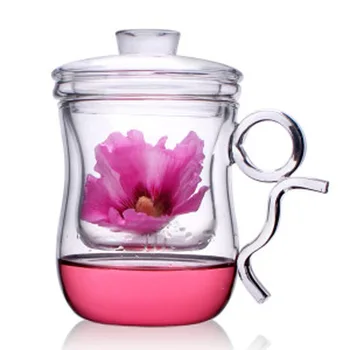 350ml Heat-resistant Glass Tea Set Creative Transparent Water glass Office Flower Tea Cup Advertising Gift Customized
350ml Heat-resistant Glass Tea Set Creative Transparent Water glass Office Flower Tea Cup Advertising Gift Customized