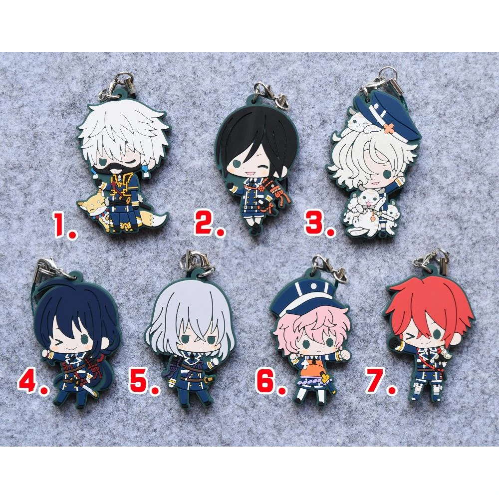 Touken Ranbu онлайн игра Nakigitsune Gokotai Akita Toushirou резиновый брелок | Игрушки и хобби
