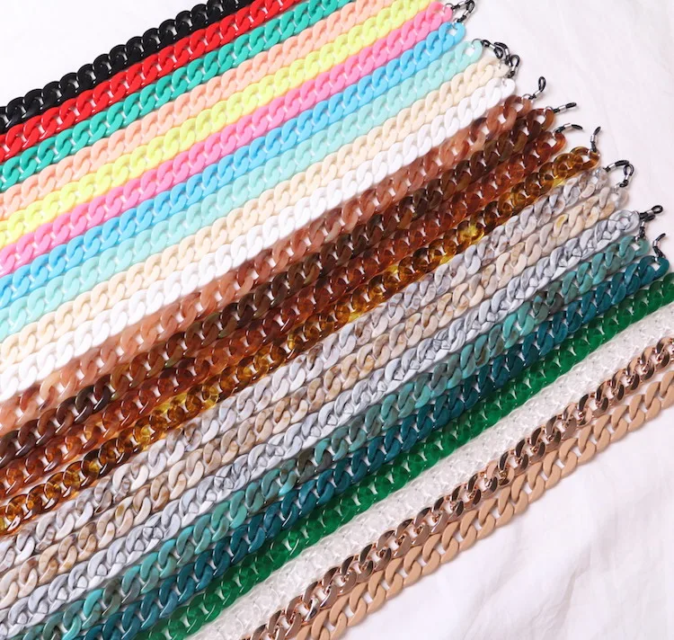 70cm Glasses Acrylic Chain Cord Fashion New Design Style Glasses Lanyard Strap Necklace Reading Eyeglass Lanyard
70cm Glasses Acrylic Chain Cord Fashion New Design Style Glasses Lanyard Strap Necklace Reading Eyeglass Lanyard