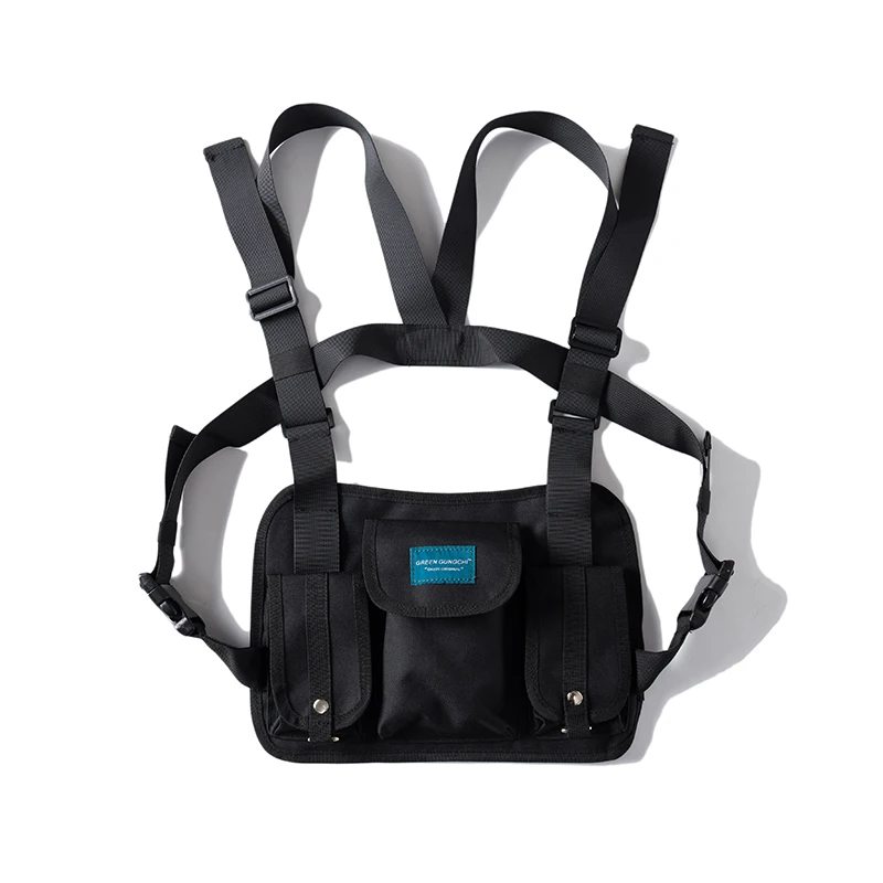 fashion nylon chest rig bag Multi-Function Pocket Gilet 2019 New Fashion Vest Best Match Hip Hop Vest Men Tactical Shoulder Bags
fashion nylon chest rig bag Multi-Function Pocket Gilet 2019 New Fashion Vest Best Match Hip Hop Vest Men Tactical Shoulder Bags