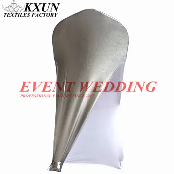 Gold Silver Bronzing Coated Lycra Chair Cap Hood For Banquet Wedding Spandex Chair Cover Decoration
Gold Silver Bronzing Coated Lycra Chair Cap Hood For Banquet Wedding Spandex Chair Cover Decoration