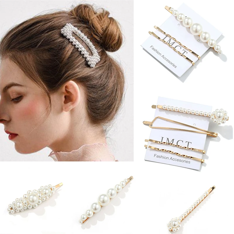 Fashion Headwear Hair Accessories Women Girls 1 Set Pearl Hair Clips Daily Life Wedding Headpiece Sweet Headwear
Fashion Headwear Hair Accessories Women Girls 1 Set Pearl Hair Clips Daily Life Wedding Headpiece Sweet Headwear