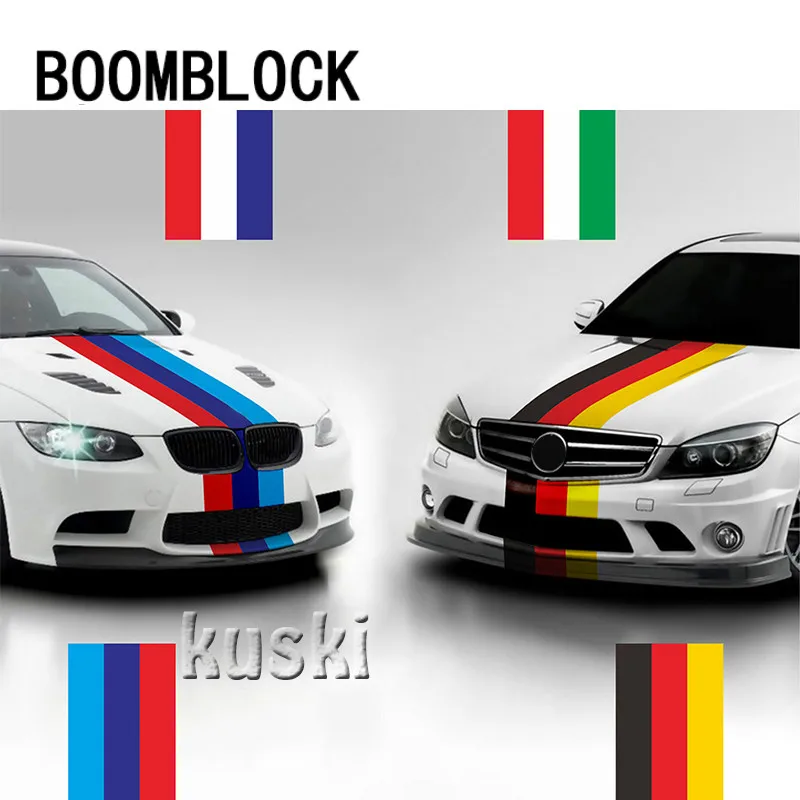 BOOMBLOCK автомобильные 3 цвета декоративные наклейки на крышу кузова автомобиля для