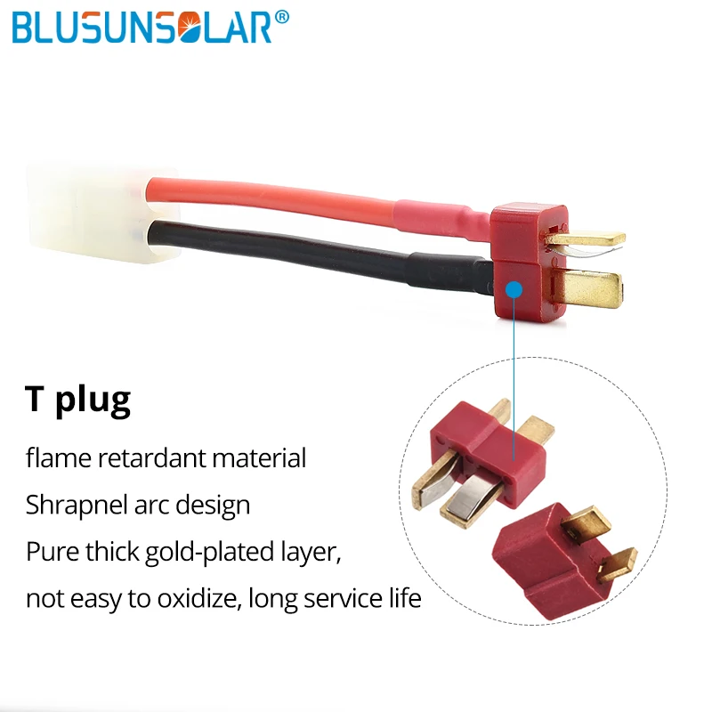 Tamiya Connector to Dean T Plug with silicone cable (9)