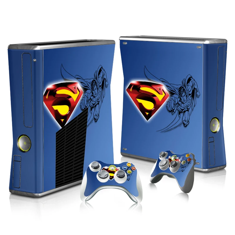 Batman Joker and Superman Skin Sticker Decal For Xbox 360 Slim Console and Controllers Skins Stickers for Xbox360 Slim Vinyl
Batman Joker and Superman Skin Sticker Decal For Xbox 360 Slim Console and Controllers Skins Stickers for Xbox360 Slim Vinyl