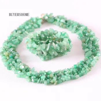 Free Shipping New without tags Women Jewelry Set Irregular Shape Chip Beads Natural Stone Green Aventurine Necklace Bracelet
Free Shipping New without tags Women Jewelry Set Irregular Shape Chip Beads Natural Stone Green Aventurine Necklace Bracelet
