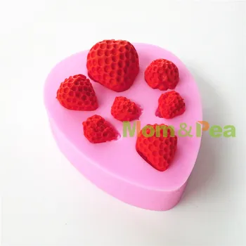 Mom&Pea 0690 Free Shipping Strawberry Shaped Silicone Mold Cake Decoration Fondant Cake 3D Mold
Mom&Pea 0690 Free Shipping Strawberry Shaped Silicone Mold Cake Decoration Fondant Cake 3D Mold