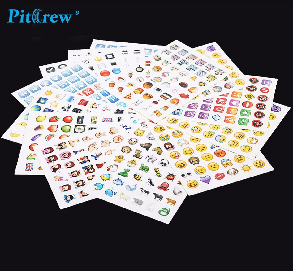 20 Sheet 960pieces Emoji Smile face Stickers Car Styling Viny For Notebook Iphone Phone Facebook Twitter Instagram sticker
20 Sheet 960pieces Emoji Smile face Stickers Car Styling Viny For Notebook Iphone Phone Facebook Twitter Instagram sticker