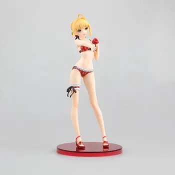 21cm Fate order Extella Saber sexy Swimwear Anime Action Figure PVC toys Collection figures for friends gifts
21cm Fate order Extella Saber sexy Swimwear Anime Action Figure PVC toys Collection figures for friends gifts