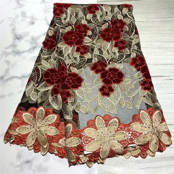 Nigerian Velvet Lace Fabric 2019 Latest French Tulle Lace Fabric High Quality African Guipure Lace Fabric For Wedding Dress
Nigerian Velvet Lace Fabric 2019 Latest French Tulle Lace Fabric High Quality African Guipure Lace Fabric For Wedding Dress