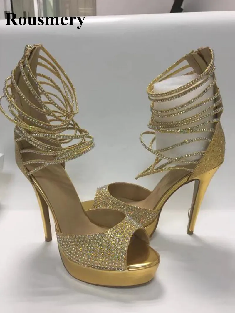 Summer Hot Selling Women Fashion Open Toe Rhinestone High Platform Sandals Cut-out Ankle Strap High Heel Sandals Dress Shoes
Summer Hot Selling Women Fashion Open Toe Rhinestone High Platform Sandals Cut-out Ankle Strap High Heel Sandals Dress Shoes
