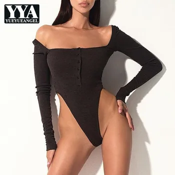 New Sexy Women Party One Shoulder Bodysuits Long Sleeve Single Breasted Jumpsuit Bodysuits Rompers Short Jumpsuit Femme Outfits
New Sexy Women Party One Shoulder Bodysuits Long Sleeve Single Breasted Jumpsuit Bodysuits Rompers Short Jumpsuit Femme Outfits