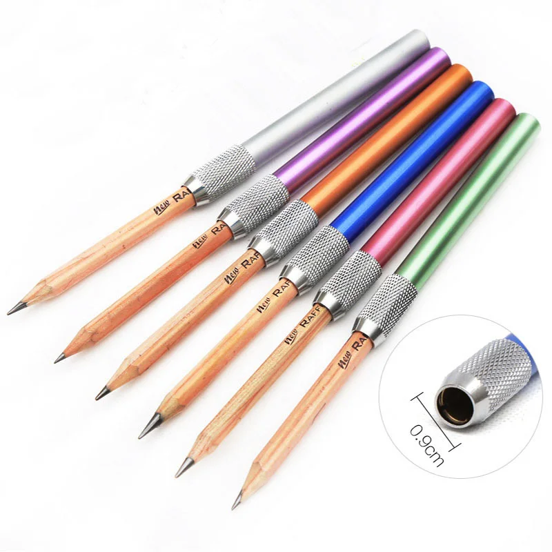 Portable Pencil Extender Aluminium Lengthener Holder For Office School Stationery
Portable Pencil Extender Aluminium Lengthener Holder For Office School Stationery