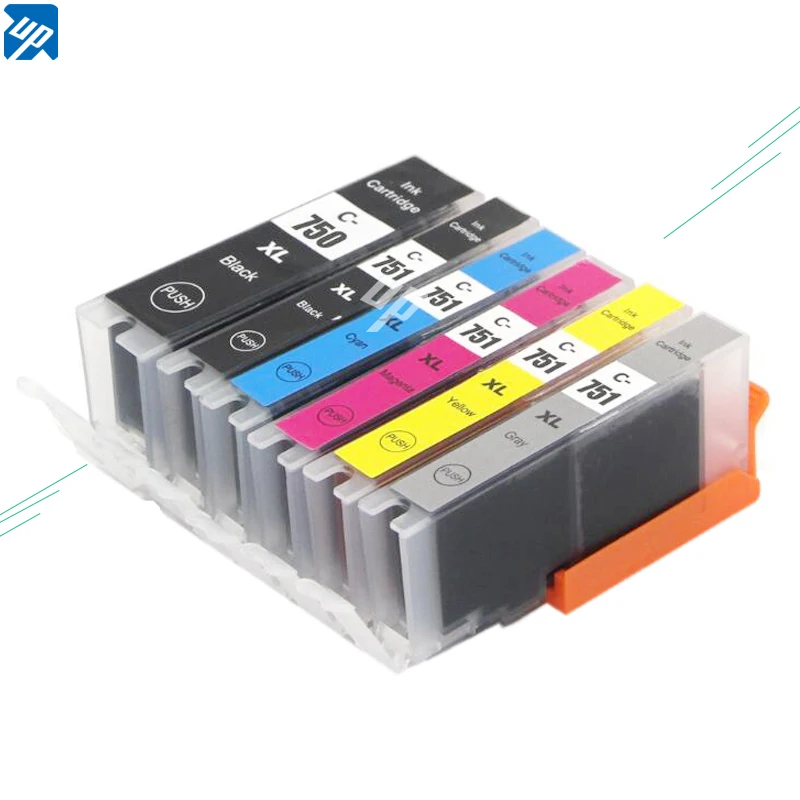 Фото 18PK PGI750 CLI751 for Canon MG6370 MG7170 MG7570 IP8770 MG6770 MG6670 compatible ink Cartridge PGI-750 CLI-751 Grey full | Компьютеры и