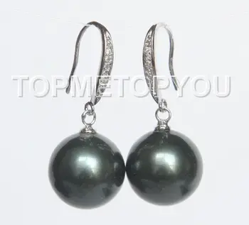 wholesale good Hot sale Free Shipping 16mm round black south sea shell pearl Earrings Women Fine jewelry925
wholesale good Hot sale Free Shipping 16mm round black south sea shell pearl Earrings Women Fine jewelry925