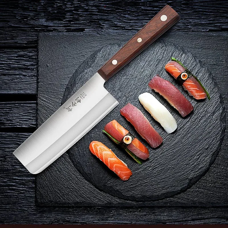 High Quality Stainless Steel Sushi Salmon Sashimi Knife Cutting Raw Fish Meat Slicing Knife Killing Fish Tool Filleting Knives
High Quality Stainless Steel Sushi Salmon Sashimi Knife Cutting Raw Fish Meat Slicing Knife Killing Fish Tool Filleting Knives