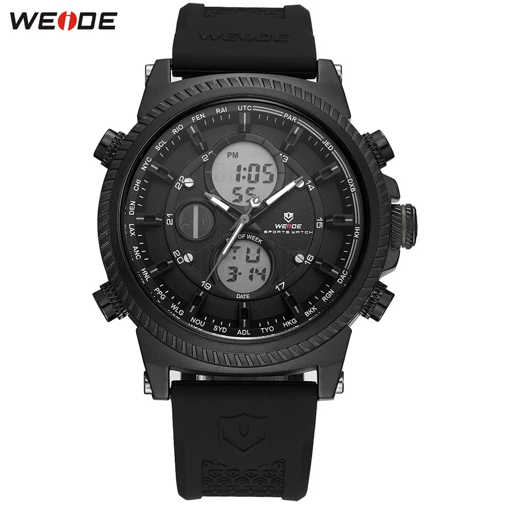Fashion WEIDE Stopwatch Watch Mens Sports Watch Men Digital Quartz LED Week Day Date Watch Silicone Band Wristwatches Clock Gift
Fashion WEIDE Stopwatch Watch Mens Sports Watch Men Digital Quartz LED Week Day Date Watch Silicone Band Wristwatches Clock Gift