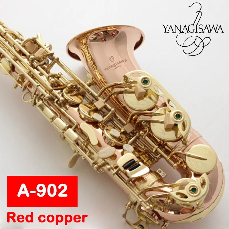 

Japan New Alto Saxophone Yanagisawa A-902 Eb Flat Alto Sax Top saxofone phosphor bronze copper Musical Instruments Professional