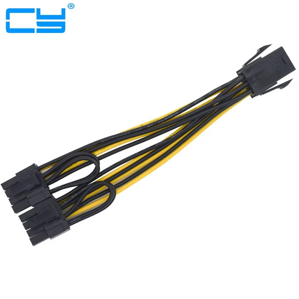 6inch Molex 6-pin PCI Express to 2 x PCIe 8 (6+2) pin Motherboard Graphics Video Card PCI-e GPU VGA Splitter Hub Power Cable
6inch Molex 6-pin PCI Express to 2 x PCIe 8 (6+2) pin Motherboard Graphics Video Card PCI-e GPU VGA Splitter Hub Power Cable