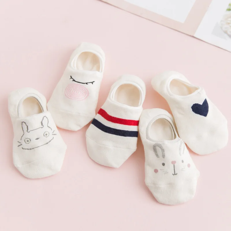 5 Pair/set Summer No Show Boat Socks Silicone Non Slip Ankle Socks Women Invisible Short Socks Funny Cute Animal Print Socks
5 Pair/set Summer No Show Boat Socks Silicone Non Slip Ankle Socks Women Invisible Short Socks Funny Cute Animal Print Socks
