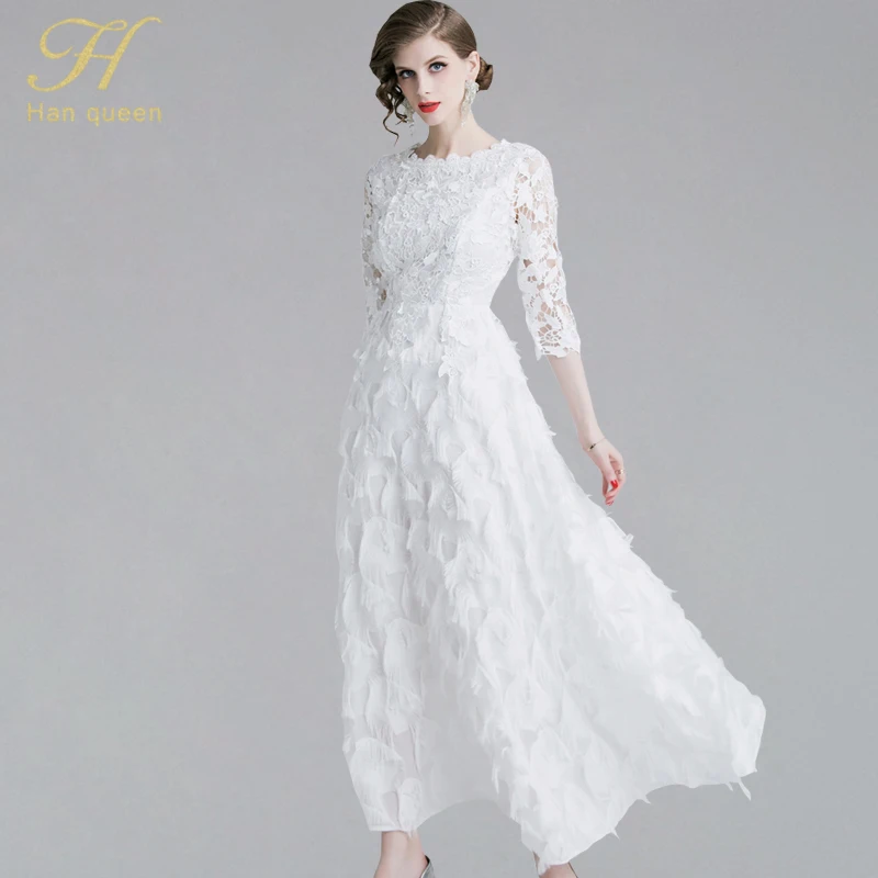 H han queen 2019 Sexy Maxi Dresses Women Fashion Slim Hollow Out White Dresses Female Elegant Evening Party Lace Dress Vestdios
H han queen 2019 Sexy Maxi Dresses Women Fashion Slim Hollow Out White Dresses Female Elegant Evening Party Lace Dress Vestdios