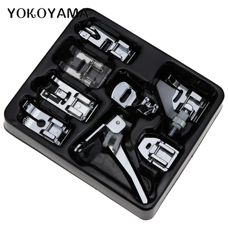 YOKOYAMA 8Pcs/Box Pressure Foot Suit Sewing Parts Home Multi-Function Machine Stainless Steel Presser Foot Sewing Accessories
YOKOYAMA 8Pcs/Box Pressure Foot Suit Sewing Parts Home Multi-Function Machine Stainless Steel Presser Foot Sewing Accessories