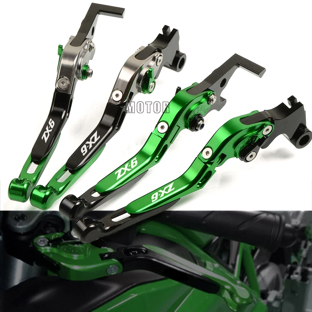 For Kawasaki ZX 6 9 R ZX6 ZX9R ZXR 400 ZXR400 All Years ZZR 600 ZZR600 1990-2004 CNC Adjustable Motorcycle Brake Clutch Levers
For Kawasaki ZX 6 9 R ZX6 ZX9R ZXR 400 ZXR400 All Years ZZR 600 ZZR600 1990-2004 CNC Adjustable Motorcycle Brake Clutch Levers