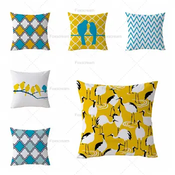 Velvet Pillow Cover Geometric Decorative Pillows Case Animal Yellow Bird Cushion Cover Home Decor Pillowcase For Sofa
Velvet Pillow Cover Geometric Decorative Pillows Case Animal Yellow Bird Cushion Cover Home Decor Pillowcase For Sofa