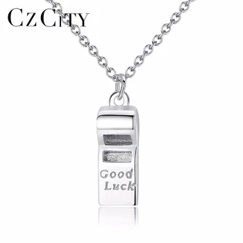 CZCITY Delicate Lovely whistle Silver Pendant for Good Luck 925 Sterling Silver Women Chain Necklace Factory Wholesale Jewelry
CZCITY Delicate Lovely whistle Silver Pendant for Good Luck 925 Sterling Silver Women Chain Necklace Factory Wholesale Jewelry
