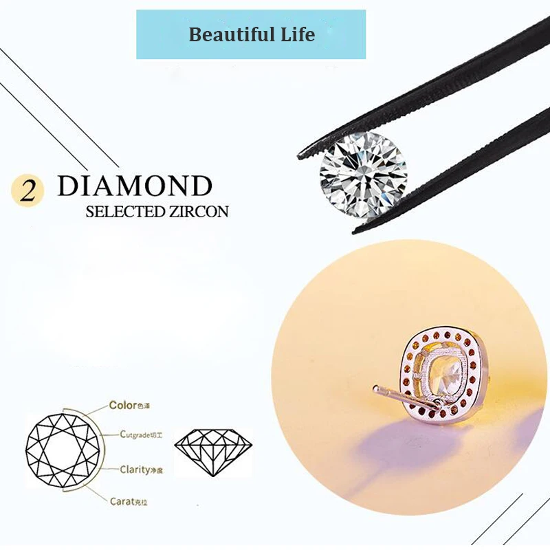cubic zirconia wedding earrings jewelry (6)
